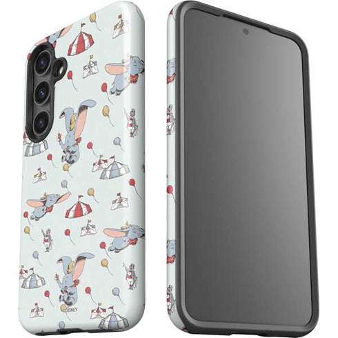 Disney Dumbo Vintage Pattern Galaxy S25 Impact Case