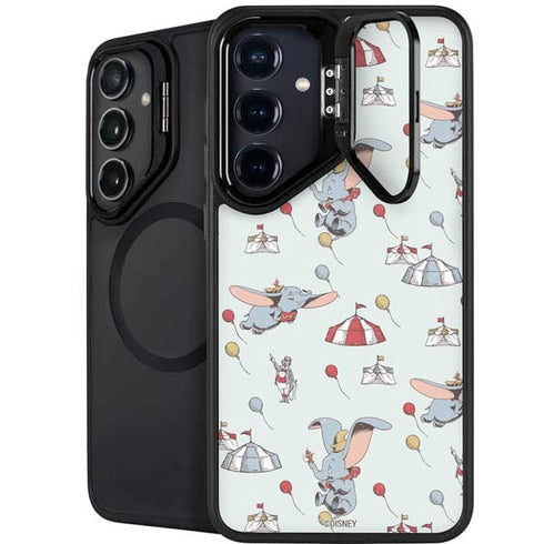 Disney Dumbo Vintage Pattern Galaxy S25 Kickstand Case