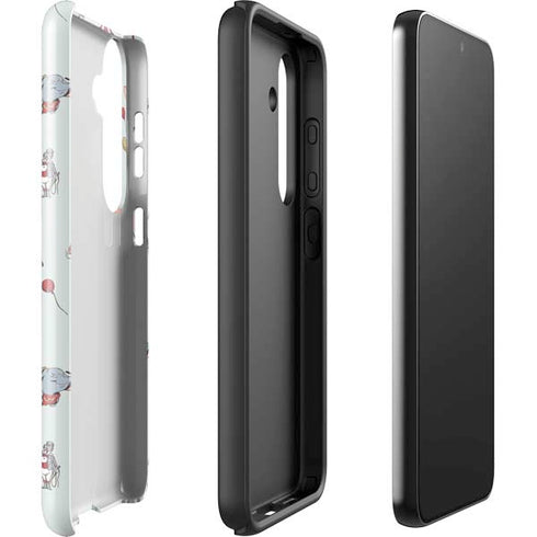 Disney Dumbo Vintage Pattern Galaxy S25 Plus Impact Case