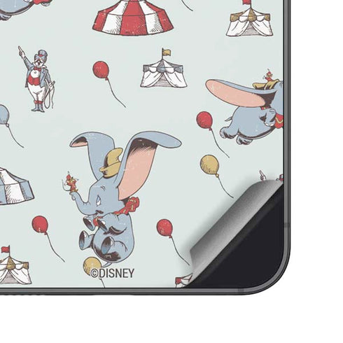 Disney Dumbo Vintage Pattern Galaxy S25 Plus Skin