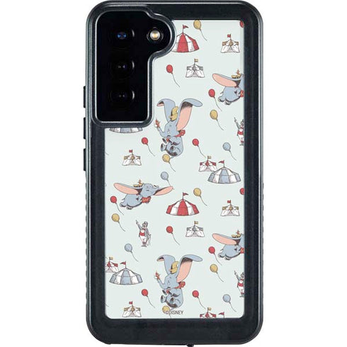 Disney Dumbo Vintage Pattern Galaxy S24 Plus Waterproof Case