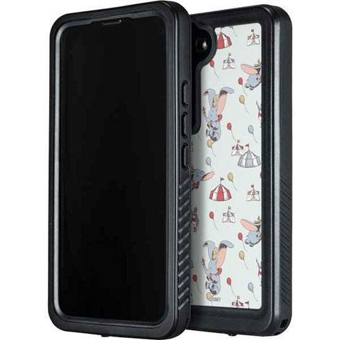 Disney Dumbo Vintage Pattern Galaxy S24 Plus Waterproof Case