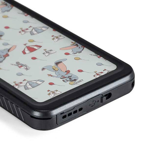 Disney Dumbo Vintage Pattern Galaxy S24 Plus Waterproof Case