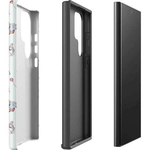 Disney Dumbo Vintage Pattern Galaxy S25 Ultra Impact Case