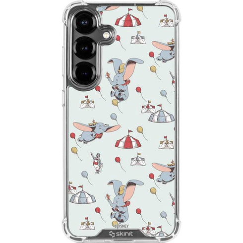Disney Dumbo Vintage Pattern Galaxy S26 Plus Clear Case