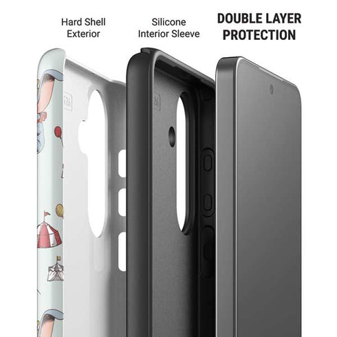 Disney Dumbo Vintage Pattern Galaxy S26 Plus Impact Case