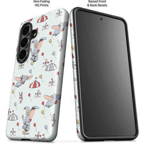 Disney Dumbo Vintage Pattern Galaxy S26 Plus Impact Case