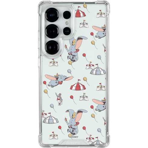 Disney Dumbo Vintage Pattern Galaxy S26 Ultra Clear Case
