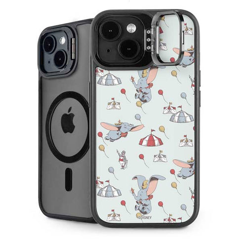 Disney Dumbo Vintage Pattern iPhone 15 Plus Kickstand Case