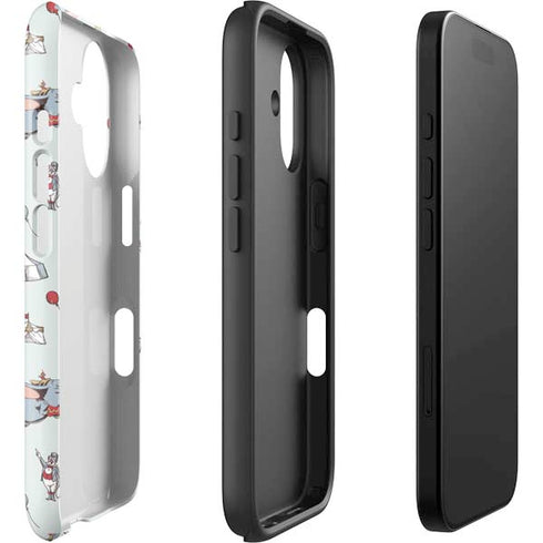 Disney Dumbo Vintage Pattern iPhone 16 Impact Case