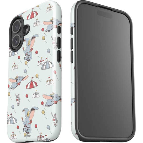 Disney Dumbo Vintage Pattern iPhone 16 Impact Case