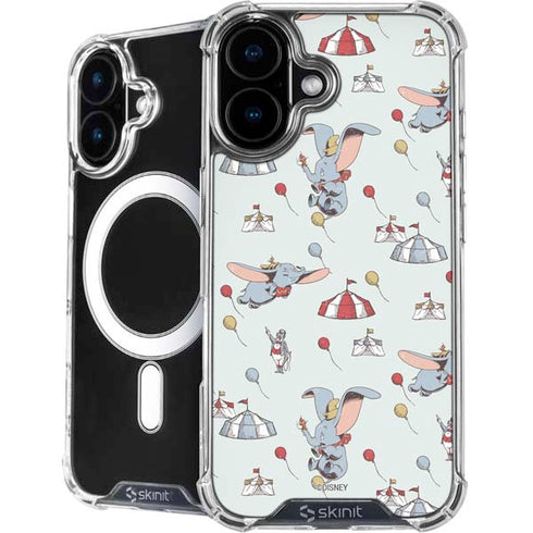 Disney Dumbo Vintage Pattern iPhone 16 MagSafe Case