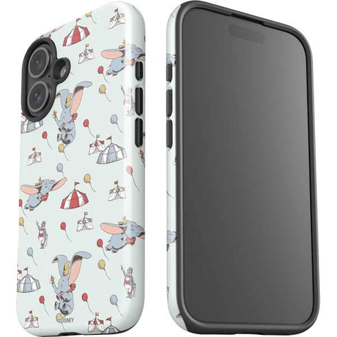 Disney Dumbo Vintage Pattern iPhone 16 Plus Impact Case