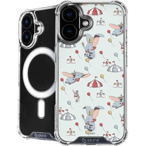 Disney Dumbo Vintage Pattern iPhone 16 Plus MagSafe Case