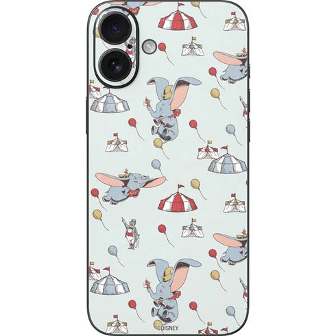 Disney Dumbo Vintage Pattern iPhone 16 Plus Skin