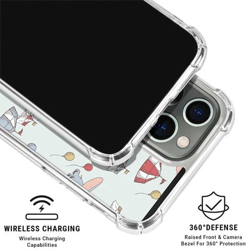 Disney Dumbo Vintage Pattern iPhone 16 Pro Max Clear Case