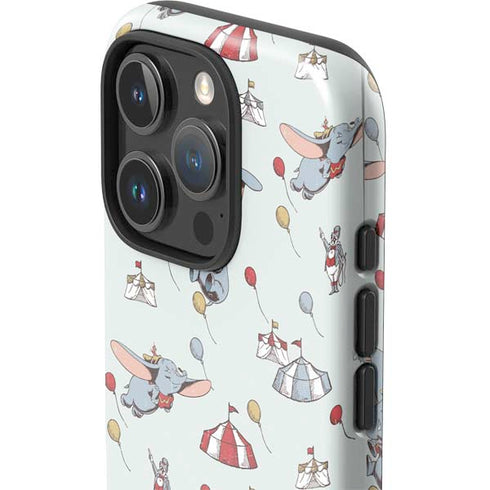 Disney Dumbo Vintage Pattern iPhone 16 Pro Max Impact Case