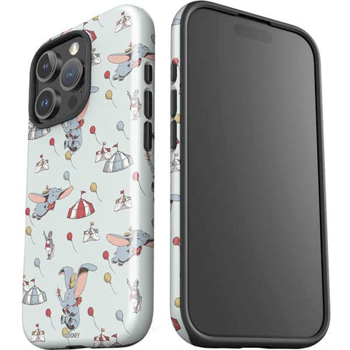 Disney Dumbo Vintage Pattern iPhone 16 Pro Max Impact Case