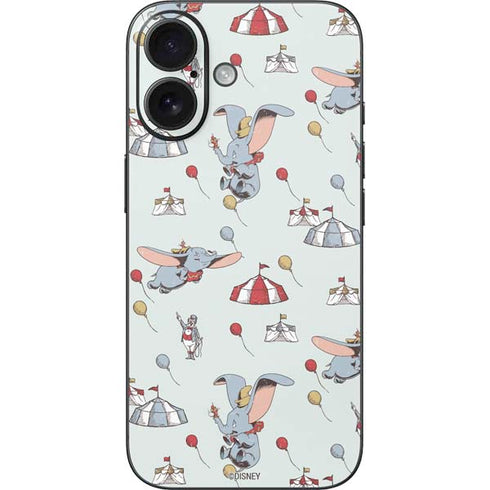 Disney Dumbo Vintage Pattern iPhone 16 Skin