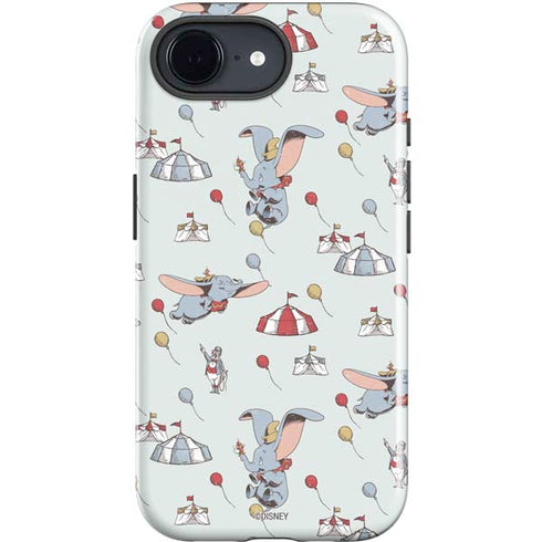 Disney Dumbo Vintage Pattern iPhone 16e Impact Case