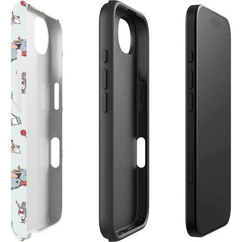 Disney Dumbo Vintage Pattern iPhone 16e Impact Case