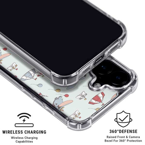 Disney Dumbo Vintage Pattern iPhone 17 Clear Case
