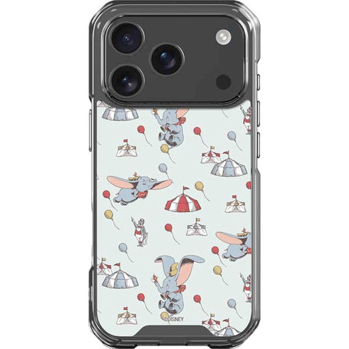 Disney Dumbo Vintage Pattern iPhone 18 Pro Clear Case