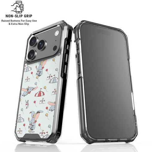 Disney Dumbo Vintage Pattern iPhone 18 Pro Clear Case
