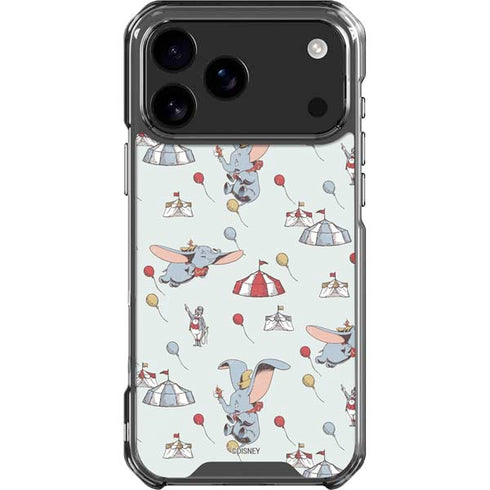 Disney Dumbo Vintage Pattern iPhone 18 Pro Max Clear Case