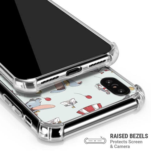 Disney Dumbo Vintage Pattern iPhone X/XS Clear Case