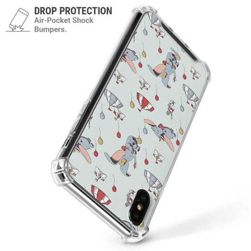 Disney Dumbo Vintage Pattern iPhone X/XS Clear Case