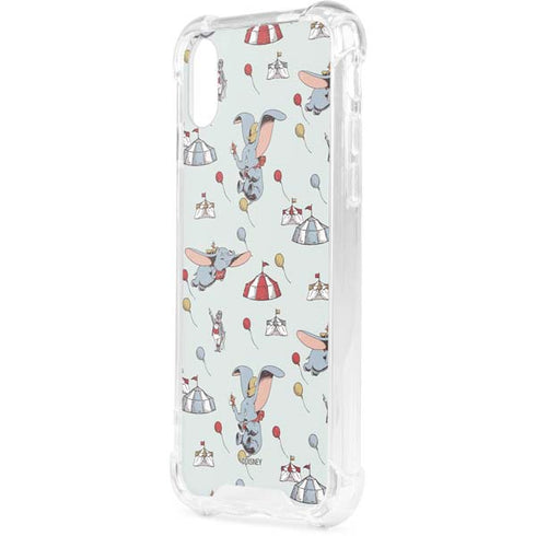 Disney Dumbo Vintage Pattern iPhone XS Clear Case
