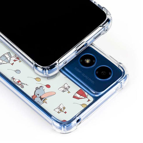 Disney Dumbo Vintage Pattern Moto G 5G (2024) Clear Case