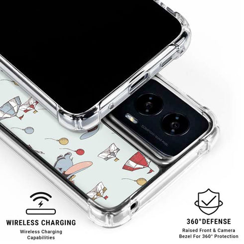Disney Dumbo Vintage Pattern Moto G Power 5G (2024) Clear Case