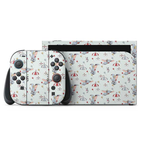Disney Dumbo Vintage Pattern Nintendo Switch 2 (2025) with Joy-Con Skin