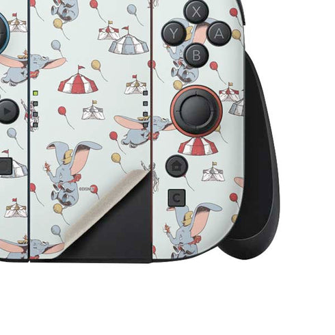 Disney Dumbo Vintage Pattern Nintendo Switch 2 (2025) Joy-Con Controller Skin