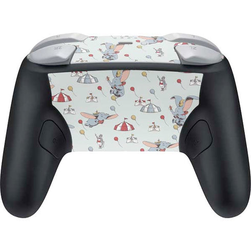 Disney Dumbo Vintage Pattern Nintendo Switch 2 (2025) Pro Controller Skin