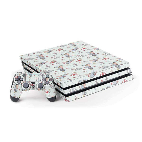 Disney Dumbo Vintage Pattern PlayStation PS4 Skins