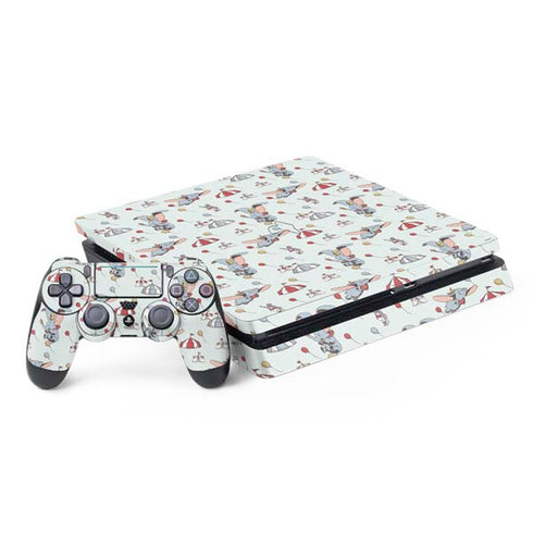 Disney Dumbo Vintage Pattern PlayStation PS4 Skins