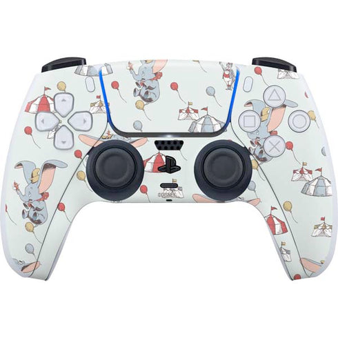 Disney Dumbo Vintage Pattern PlayStation PS5 Skins