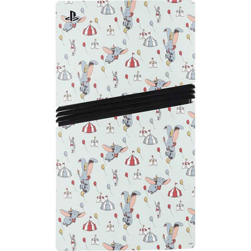 Disney Dumbo Vintage Pattern PS5 Pro Bundle Skin