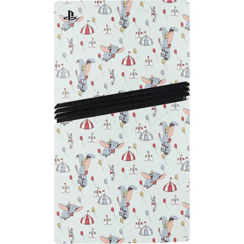 Disney Dumbo Vintage Pattern PS5 Pro Disk Bundle Skin