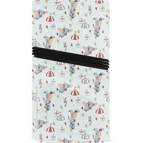 Disney Dumbo Vintage Pattern PS5 Pro Disk Bundle Skin