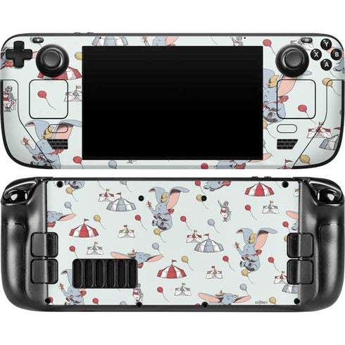 Disney Dumbo Vintage Pattern Steam Deck Handheld Gaming Computer OLED Skin