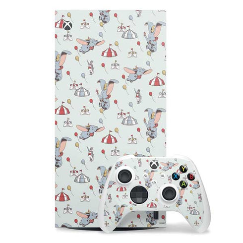 Disney Dumbo Vintage Pattern Xbox Series X Skins