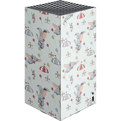 Disney Dumbo Vintage Pattern XBox Series X Digital Edition Console Skin