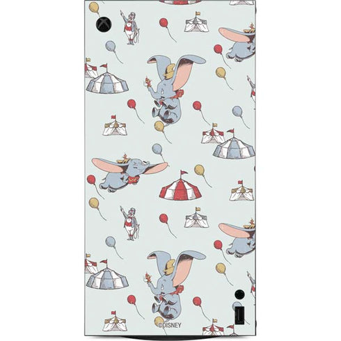 Disney Dumbo Vintage Pattern XBox Series X Digital Edition Console Skin