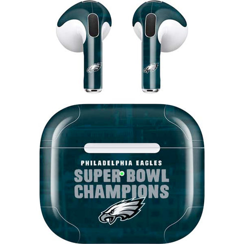 NFL Philadelphia Eagles Super Bowl LIX Champions Apple AirPods (3rd Gen 2021) Skin