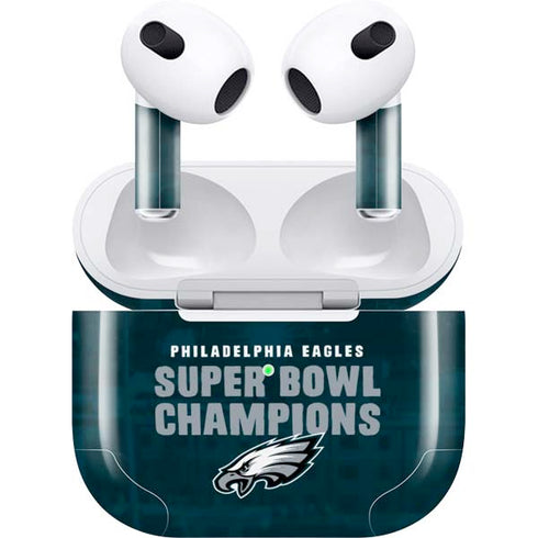 NFL Philadelphia Eagles Super Bowl LIX Champions Apple AirPods (3rd Gen 2021) Skin