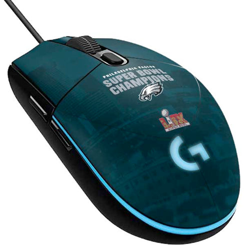 NFL Philadelphia Eagles Super Bowl LIX Champions G203 Prodigy RGB Wired Gaming Mouse Skin